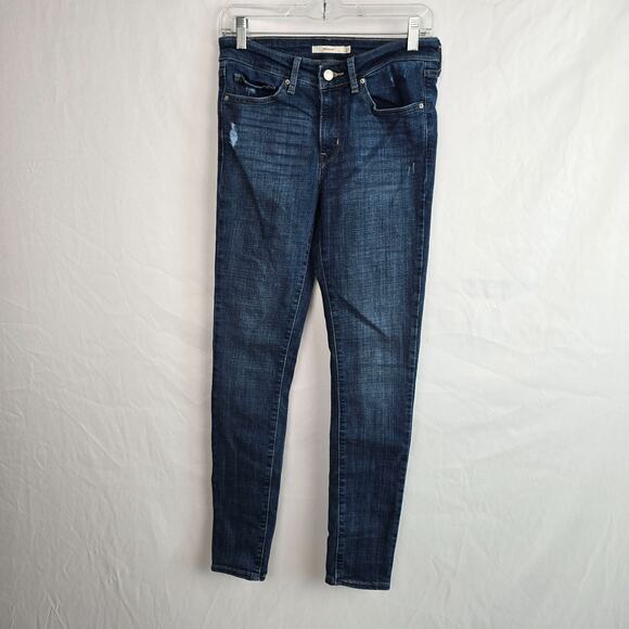 Levi's 711 Skinny Women's 27 Blue Dark Wash - Picture 1 of 15